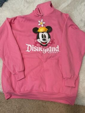 Disneyland Resort Pink Minnie Mouse Pullover Hoodie